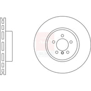 Apec Front Vented & Rear Vented Brake Discs & Pads fits BMW 5 2010-2017