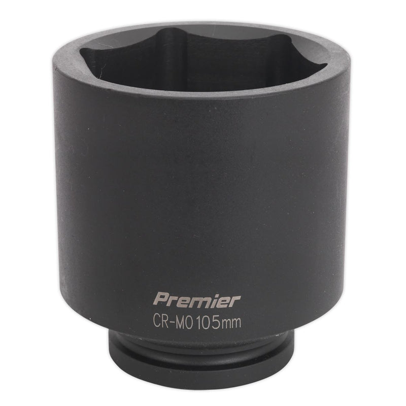 Sealey Impact Socket 105mm Deep 1"Sq Drive IS1105D Sealey - Dynamic Drive