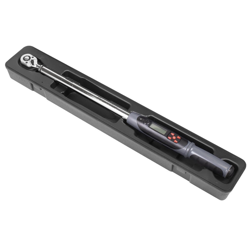 Premier Digital Torque Wrench with Angle Function 1/2"Sq Drive 30-340Nm Sealey Premier - Dynamic Drive