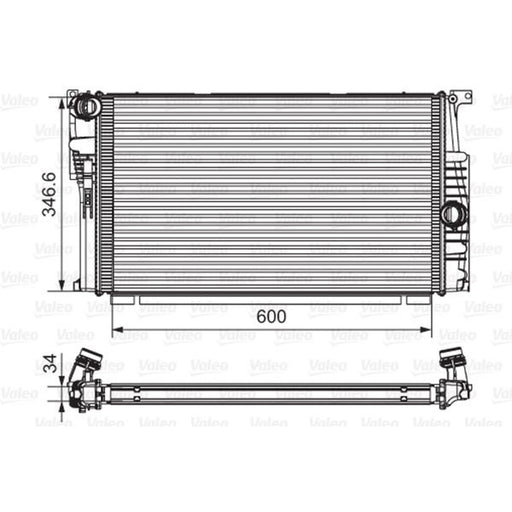 Valeo Engine Radiator 735615