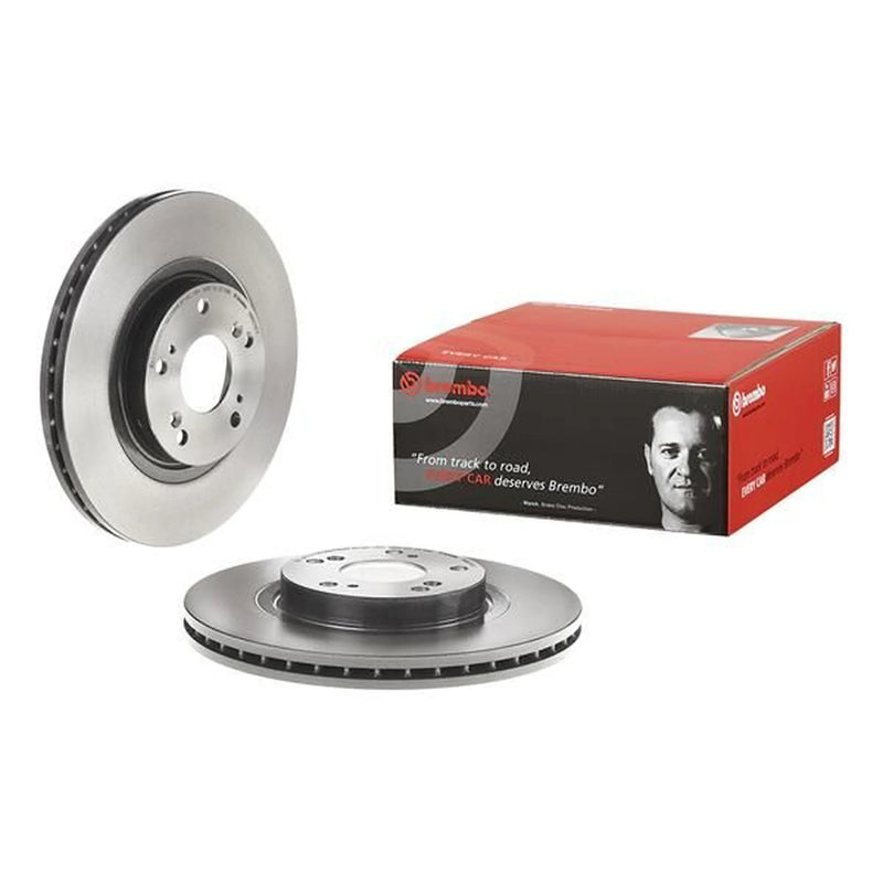 Brembo 2 x Brake Discs fits Honda Accord VIII 2008-2015 2.0 2.2 2.4