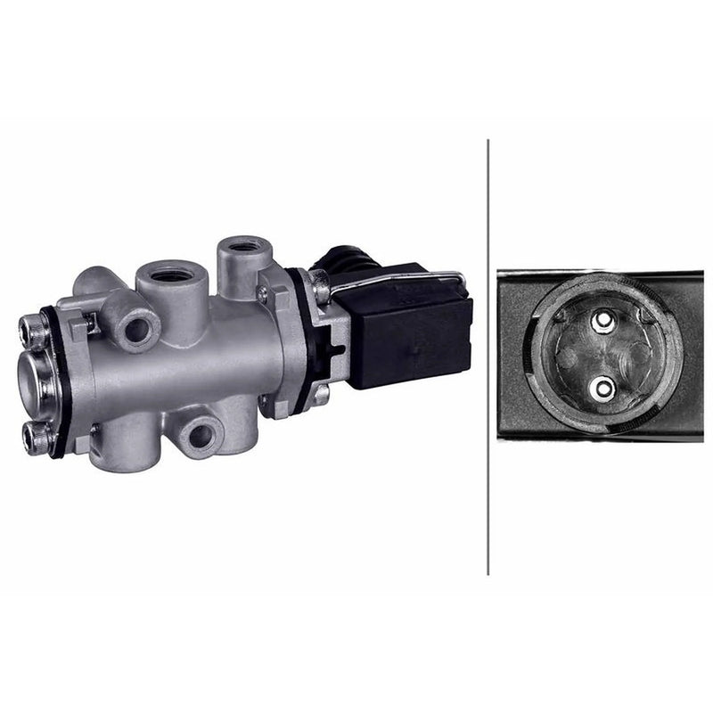 Hella Shift Cylinder Solenoid Valve Connectors fits Daf 95 Xf 1997-2002