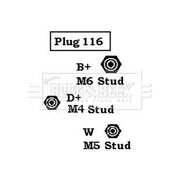 Borg & Beck Car Alternator 12V BBA2250