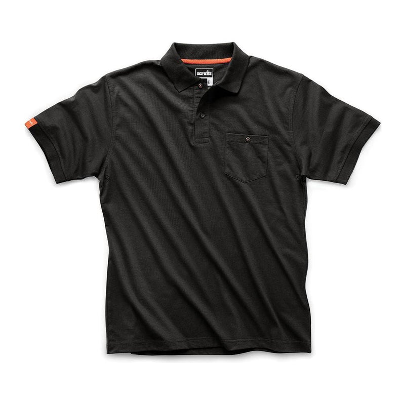 Scruffs Eco Worker Polo Black XXL Scruffs - Dynamic Drive