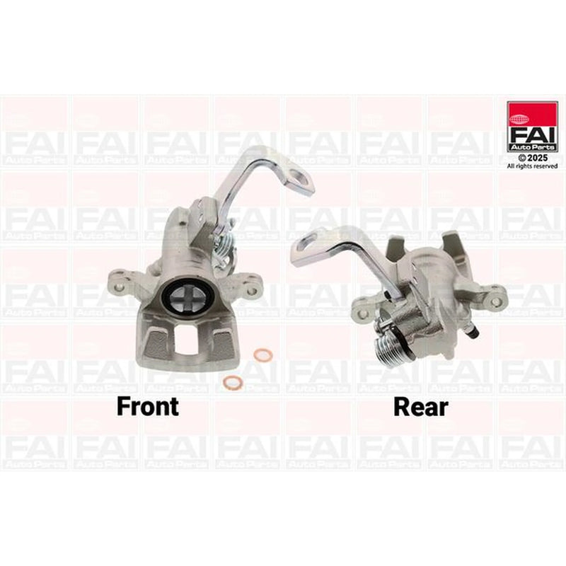 FAI Brake Caliper Assembly Rear Right fits Honda Jazz II 2002-2008 1.2 1.3 1.4