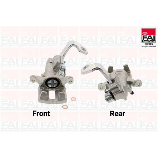 FAI Brake Caliper Assembly Rear Right fits Honda Jazz II 2002-2008 1.2 1.3 1.4