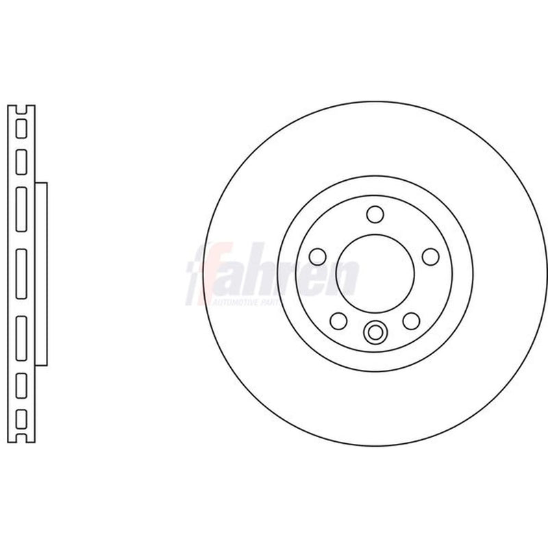 Fahren Front & Rear Brake Discs & Pads fits Land Rover Range Rover Evoque