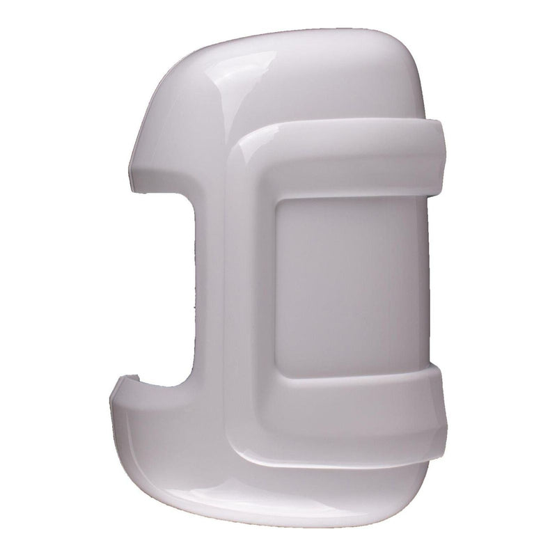 Falcon Motorhome Mirror Protectors Guards White fits Fiat Ducato Peugeot Boxer Milenco  - Dynamic Drive