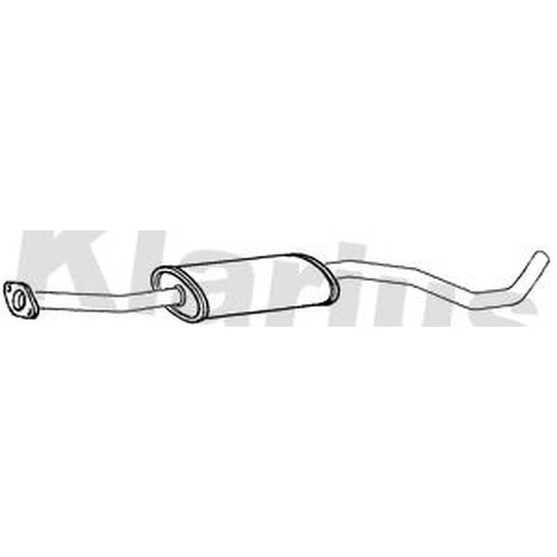 Klarius Box With Centre Pipe Centre fits Nissan Note 2006-2012 1.4