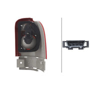 Hella Tail Light / Lamp P21W Left fits VW Sharan 1995-2010 1.8 1.9 2.0 2.8