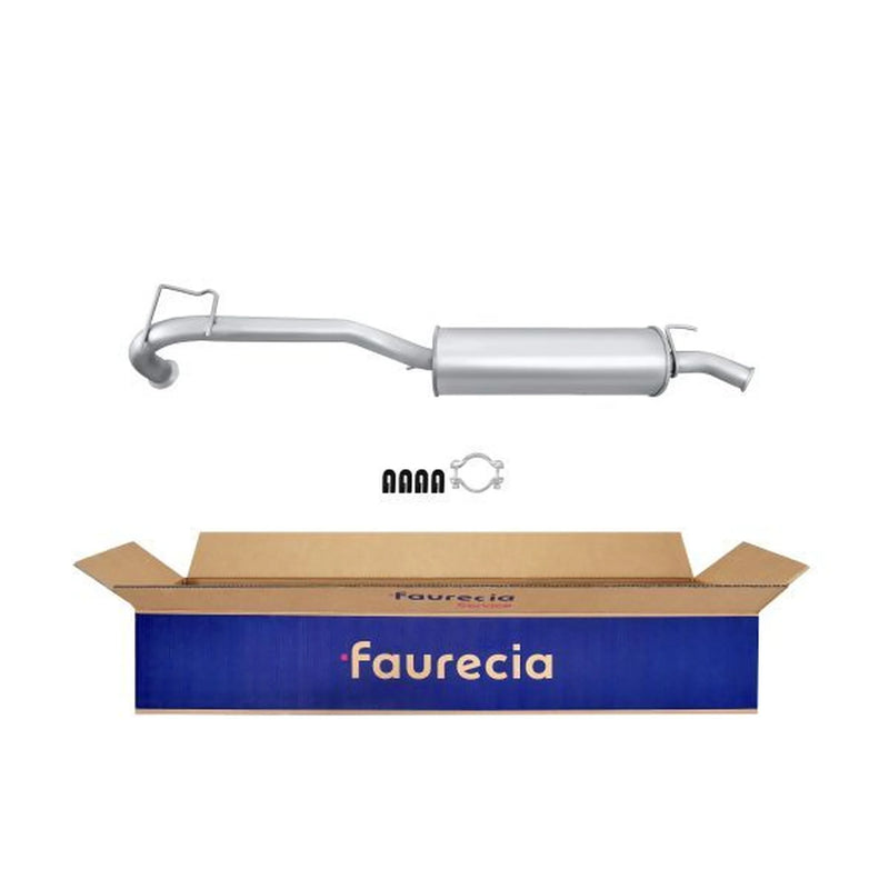 Hella End Silencer Rear fits Renault Clio I 1991-1998 1.8