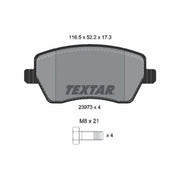 Textar Front Brake Pad Set 2397301