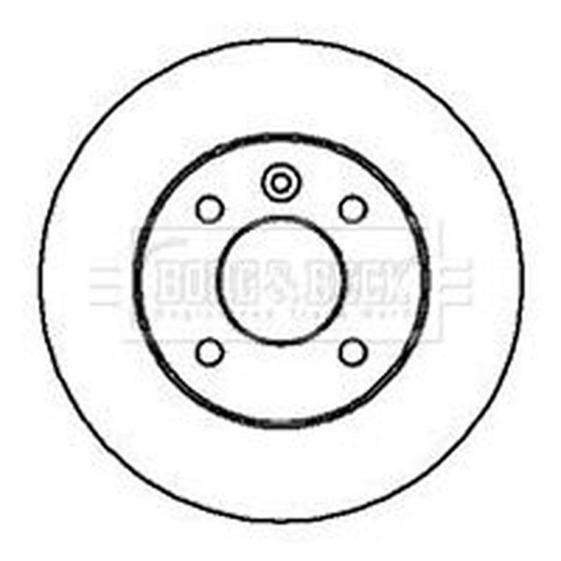 Borg & Beck Front & Rear Brake Discs & Pads fits Vauxhall Astra 1991-1998 1.4
