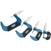 Draper Metric External Micrometer Set (4 Piece) 46607 Draper - Dynamic Drive