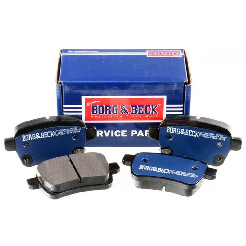 Borg & Beck Front & Rear Brake Discs & Pads fits Fiat 500L 2013-2014 1.4 1.6