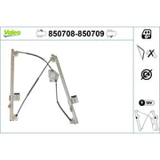 Valeo Electric Window Regulator Lifter Left Front 850708