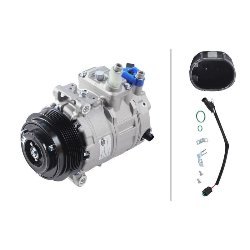 Hella Air Conditioning Compressor fits Mercedes-Benz AMG GT 2020-2021 190.381