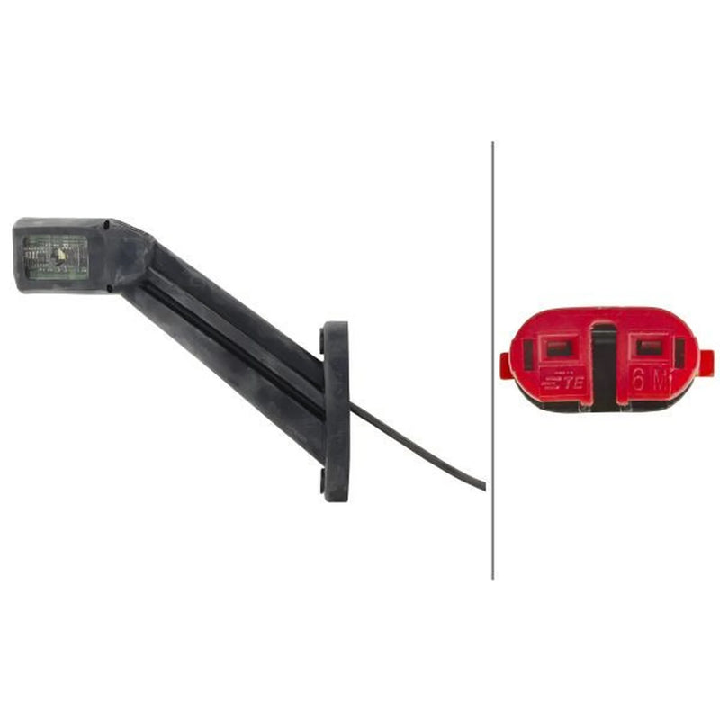 Hella Lamp Sml Rh Md12/24 2XS 2XS Lateral Mounting 2XS 011 744-201 2XS 011