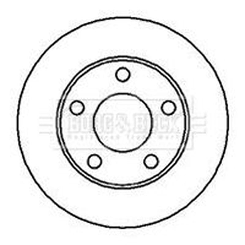 Borg & Beck Front & Rear Brake Discs & Pads fits VW Passat B5 1996-2000