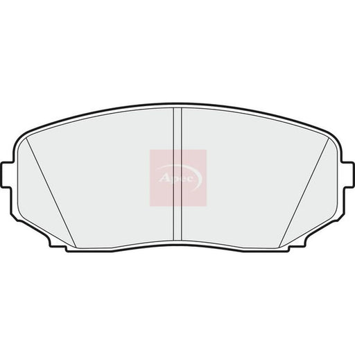Apec Front Brake Pad Set PAD1607