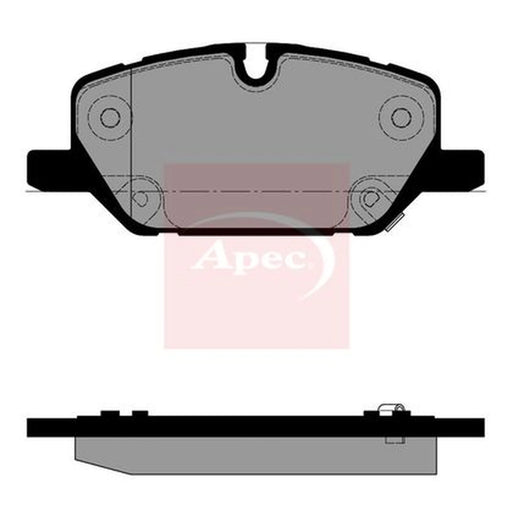 Apec Front Brake Pad Set PAD2538