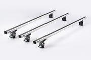 Summit Commercial 3 x Aluminium Fixed Point Roof Bars Rack 1.3m SULC-003 Summit - Bars 4 Cars