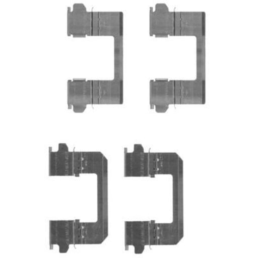 Mintex Brake Pad Accessory Fitting Kit Front fits Nissan Qashqai I 2006-2013