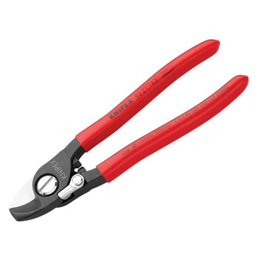 Knipex Cable Shears PVC Grip with Return Spring 165mm Knipex - Dynamic Drive