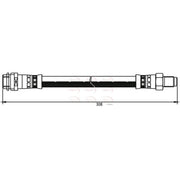 Apec Brake Hydraulic Hose Line Rear fits Mercedes-Benz C-Class 1993-2008