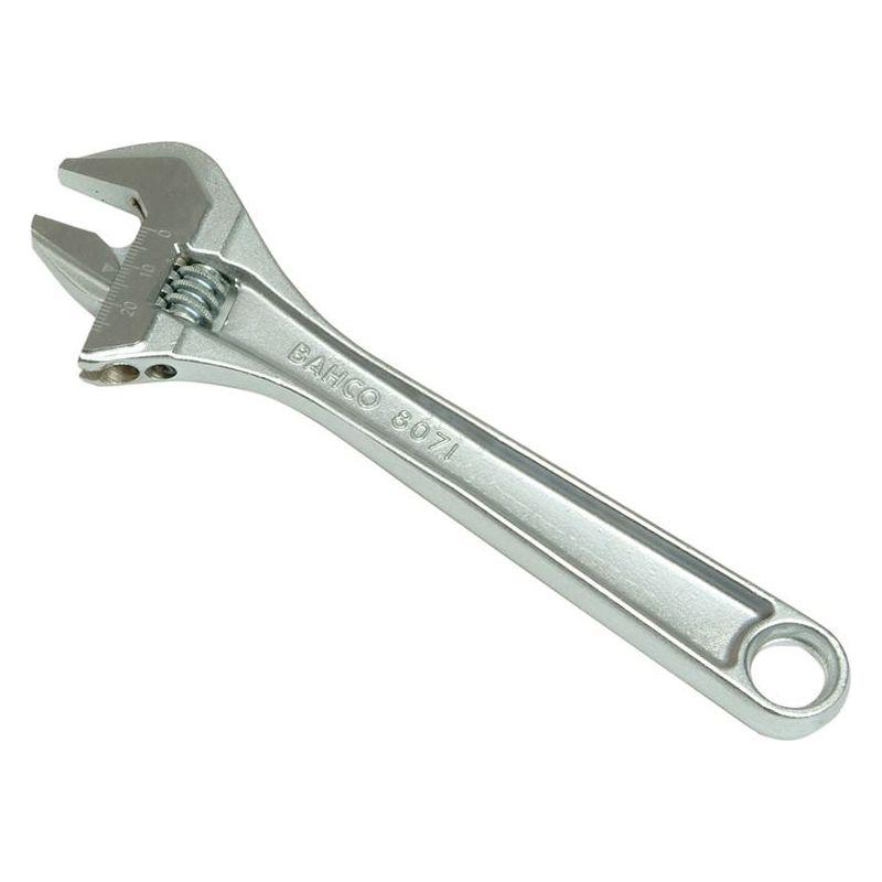 Bahco 8074c Chrome Adjustable Wrench 380mm (15in) Bahco - Town Tools