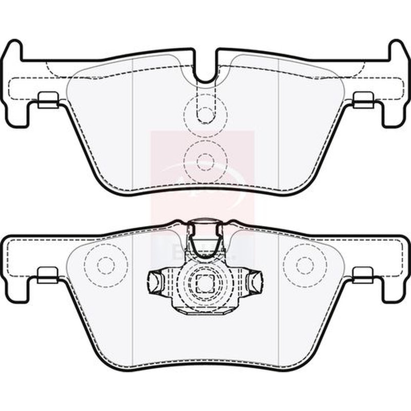 Apec Front & Rear Brake Discs & Pads fits BMW 1 Sports Hatch 2011-2019