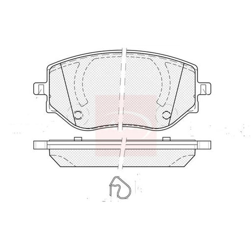 Apec Front Brake Pad Set PAD2487