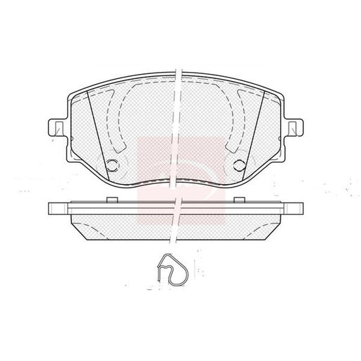 Apec Front Brake Pad Set fits Dacia Jogger 2021 on 1.0