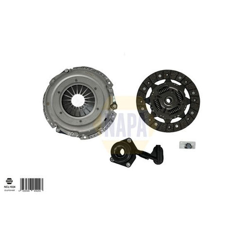 NAPA Clutch Kit Set 3pc fits Ford C-Max 2007-2010 1.6 1.8