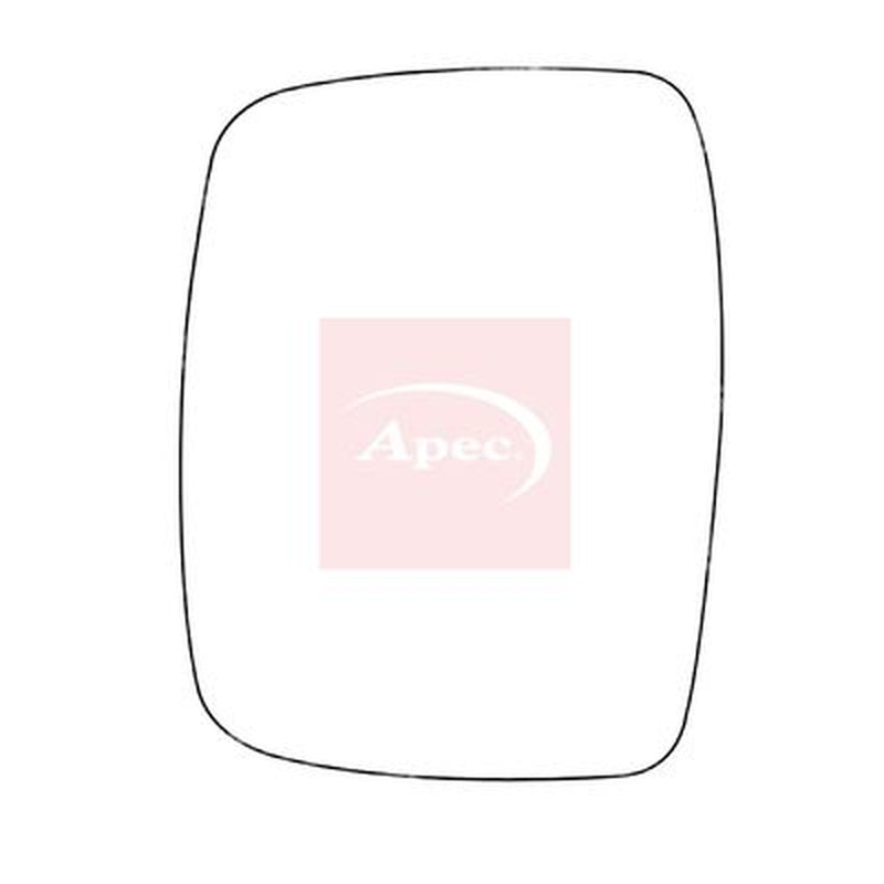 Apec Exterior Wing Mirror Glass both sides fits Mercedes-Benz Vito 1997-2003