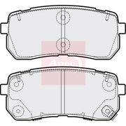 Apec Front & Rear Pads fits Kia Sorento III 2015-2020 2.2