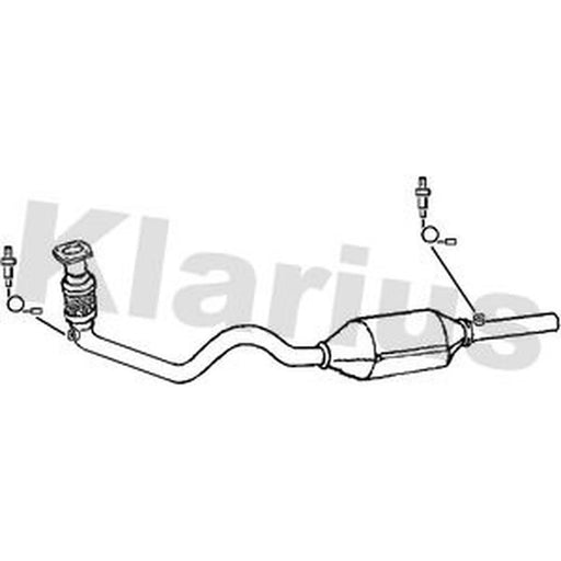 Klarius Catalyst Type Approved With Pipe fits Seat Leon 1999-2006 1.4