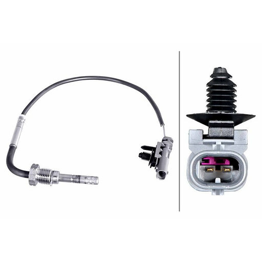 Hella Exhaust Gas Temperature Sensor before soot particulate f fits Volvo S60 II