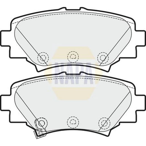 NAPA Rear Brake Pad Set NBP1617