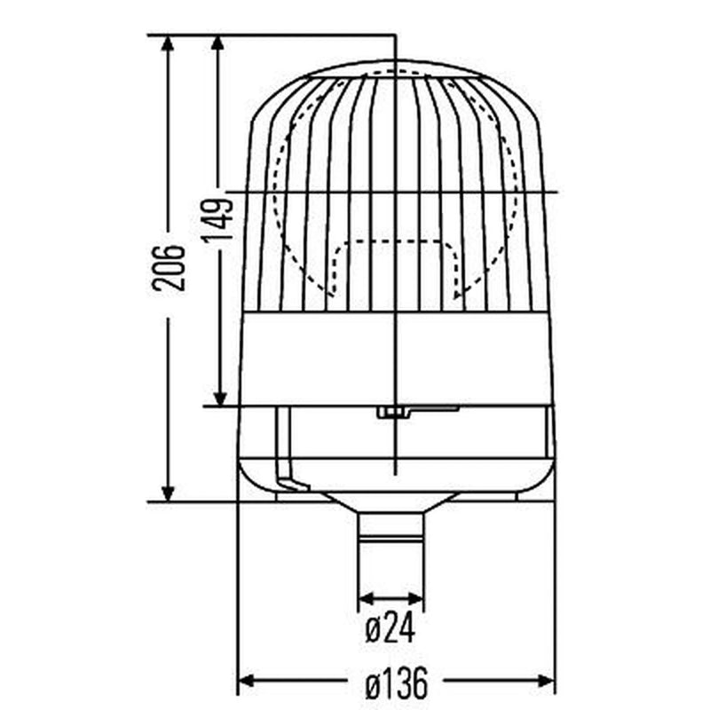 Hella Rotating Beacon Wide High