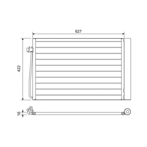 Valeo Air Conditioning Condenser 817850