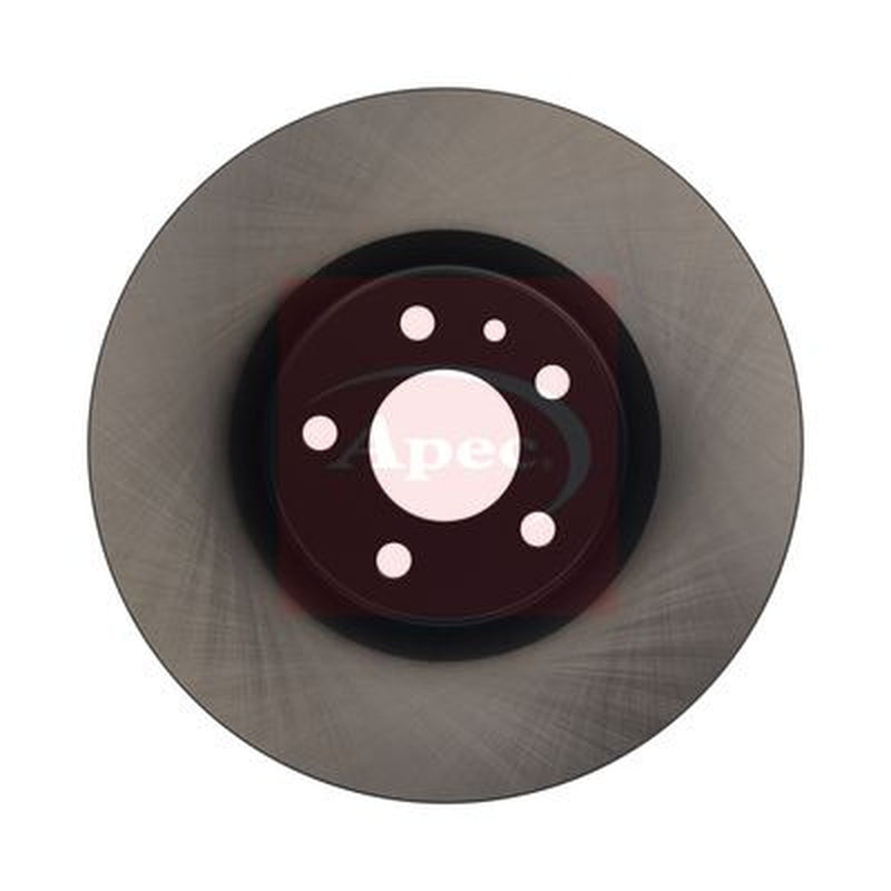 Apec 2 x Vented Brake Discs fits Fiat 500L 2012-2018 0.9 1.3 1.4 1.6