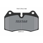Textar Front Brake Pad Set 2147102