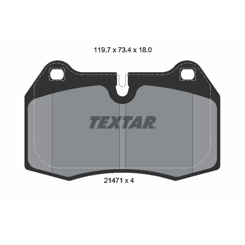 Textar Front Brake Pad Set 2147102