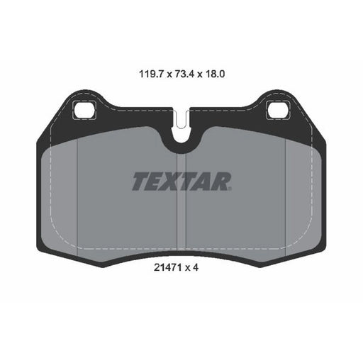 Textar Front Brake Pad Set 2147102
