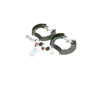 Bosch Brake Shoe Set Axle Kit fits Ford Fiesta VII 2017-2020 1.0 1.1 1.5