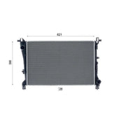 Mahle Engine Radiator fits Fiat 500L 2012-2018 1.6