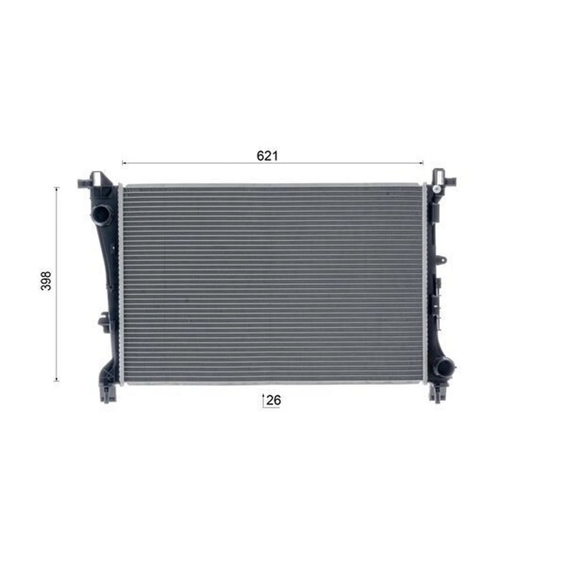 Mahle Engine Radiator fits Fiat 500L 2012-2018 1.6