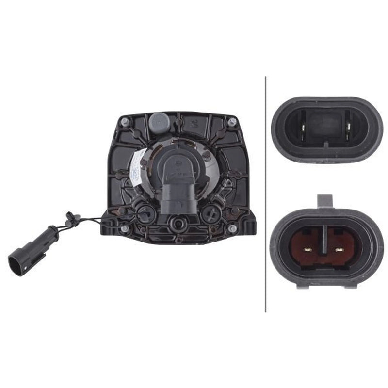 Hella Headlight Headlamp H7 Right fits Claas Arion 2012 on
