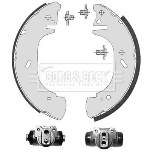 Borg & Beck Brake Shoe Set Axle Kit BBS1121K
